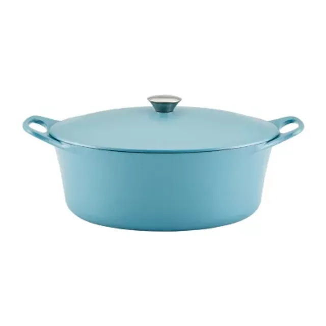 Rachael Ray NITRO Cast Iron 6.5-qt. Dutch Oven, Color: Agave Blue - JCPenney