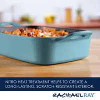 Rachael Ray NITRO Cast Iron 9X13" Roasting Pan