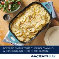 Rachael Ray NITRO Cast Iron 9X13" Roasting Pan