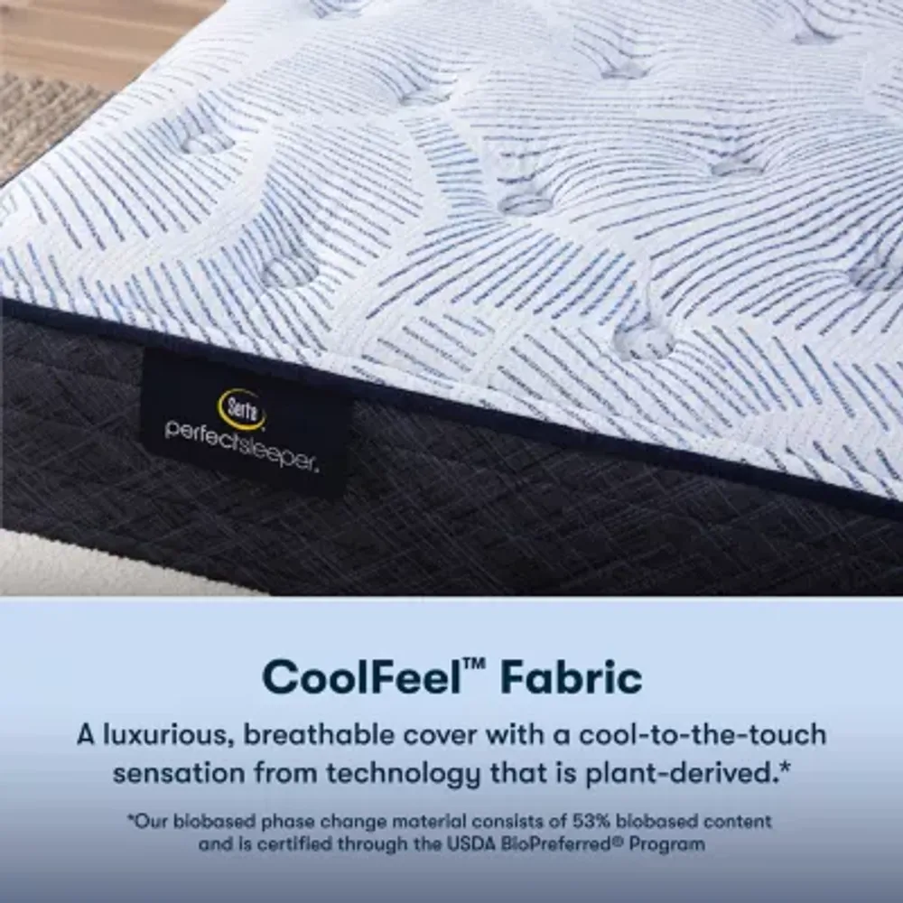 Serta Perfect Sleeper Blue Lagoon Nights 13" Plush Mattress + Box Spring