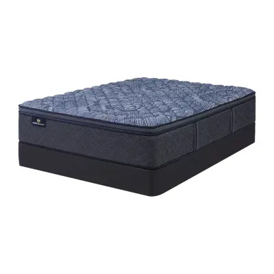 Serta Perfect Sleeper Cobalt Calm Plus 14" Firm PillowTop Mattress + Box Spring
