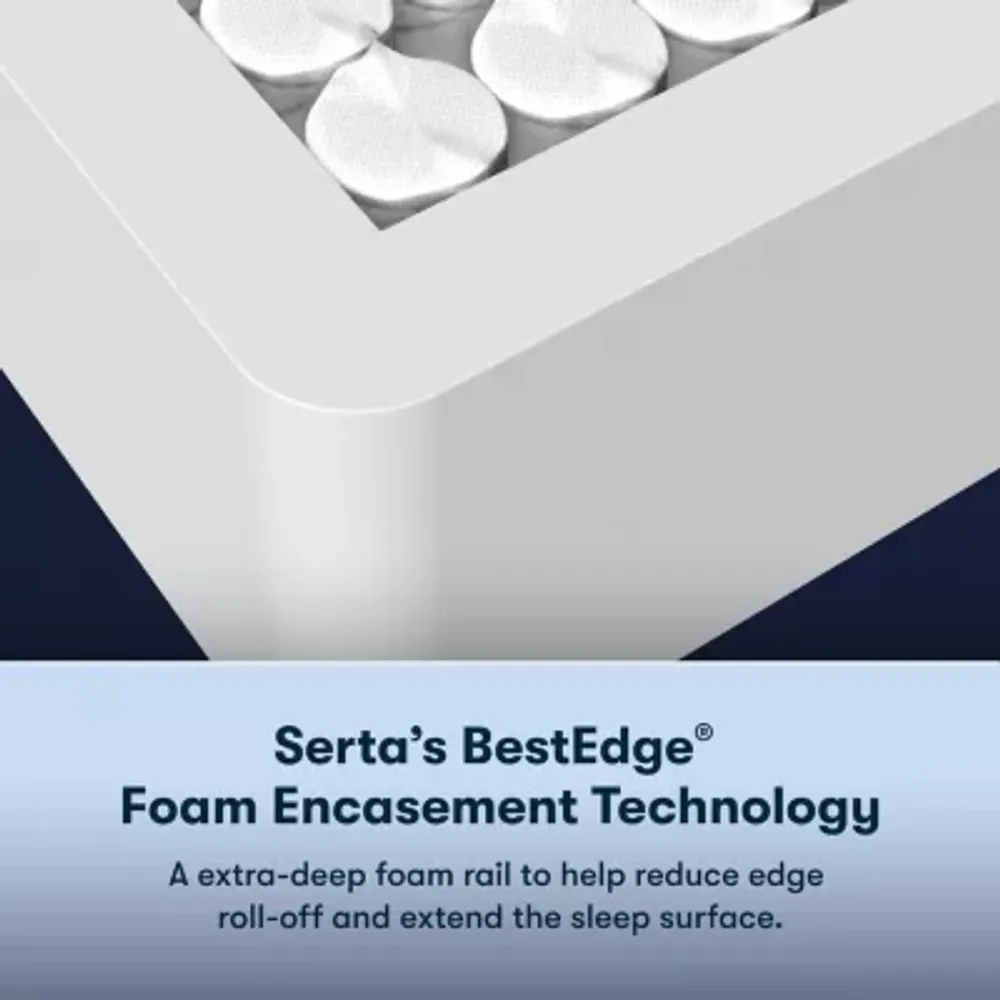 Serta Perfect Sleeper Blue Lagoon Nights 14" Plush PillowTop Mattress + Box Spring