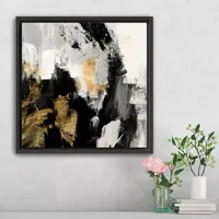 Lumaprints Neutral Gold Collage Canvas Art
