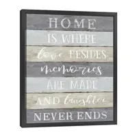 Lumaprints Laughter Never Ends Framed Canvas Art