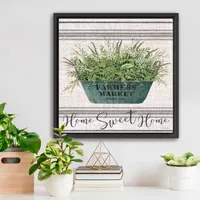 Lumaprints Home Sweet Framed Canvas Art