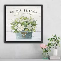 Lumaprints Do All Things With Great Love Framed Canvas Art