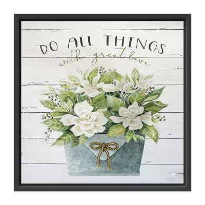 Lumaprints Do All Things With Great Love Canvas Art