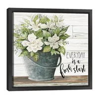 Lumaprints Everyday Is A Fresh Start Canvas Art