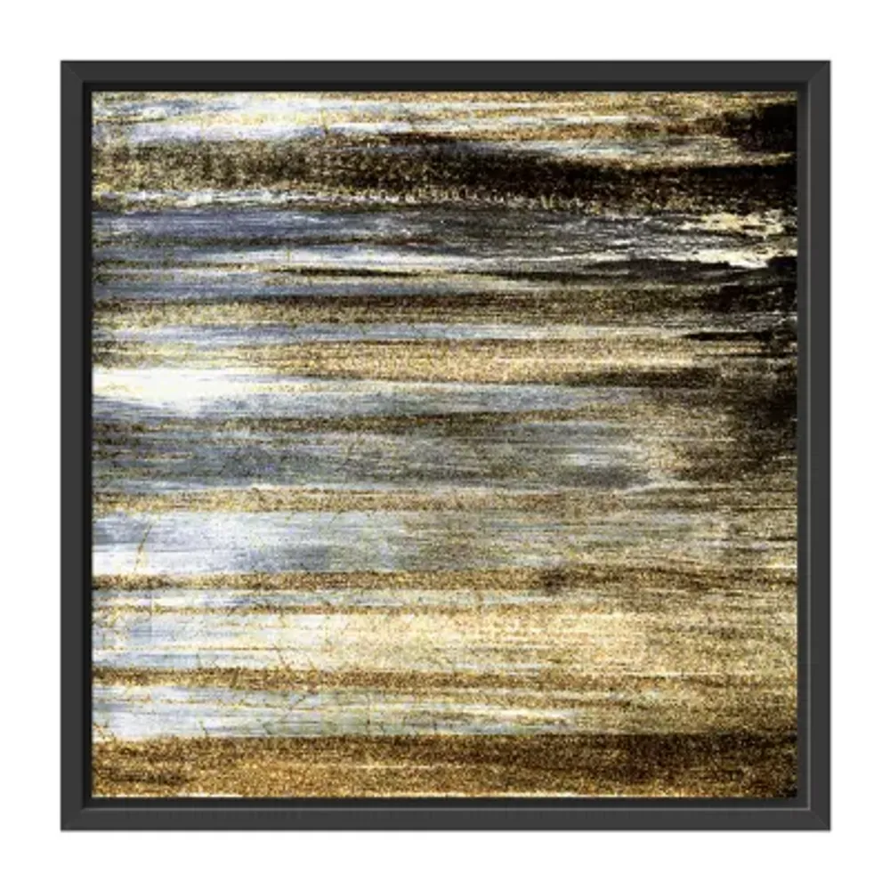 Lumaprints Brushed Gold Framed Canvas Art