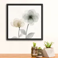 Lumaprints Open Bloom 2 Framed Canvas Art