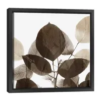 Lumaprints Chocolate Leaves 1 Canvas Art