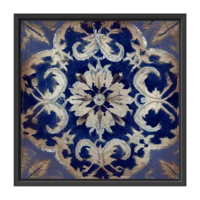 Lumaprints Turkish Tiles Xi Framed Canvas Art