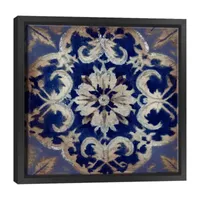 Lumaprints Turkish Tiles Xi Framed Canvas Art