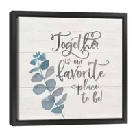 Lumaprints Inspiration - Together Framed Canvas Art