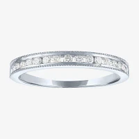 (G-H / Si2-I1)												 Womens 1/4 CT. T.W. Lab Grown White Diamond 10K Gold Wedding Band