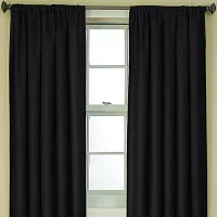 Eclipse Kendall Blackout Rod Pocket Single Curtain Panel