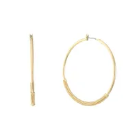 Monet Jewelry Gold Tone Hoop Earrings