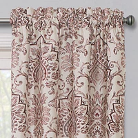 Max Blackout Mystique Print Rod Pocket 100% Single Curtain Panels