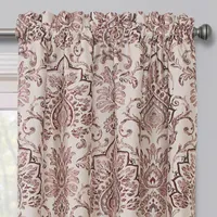 Max Blackout Mystique Print 100% Rod Pocket Single Curtain Panel