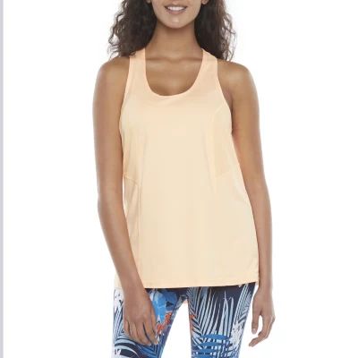 Xersion Womens Performance U Neck Sleeveless Tank Top Petite