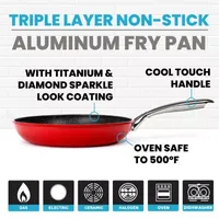 Granitestone Aluminum with Stay Cool Handle 12" Frying Pan