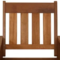 Meranti Wood Jack-and-Jill Chairs with Patio Table