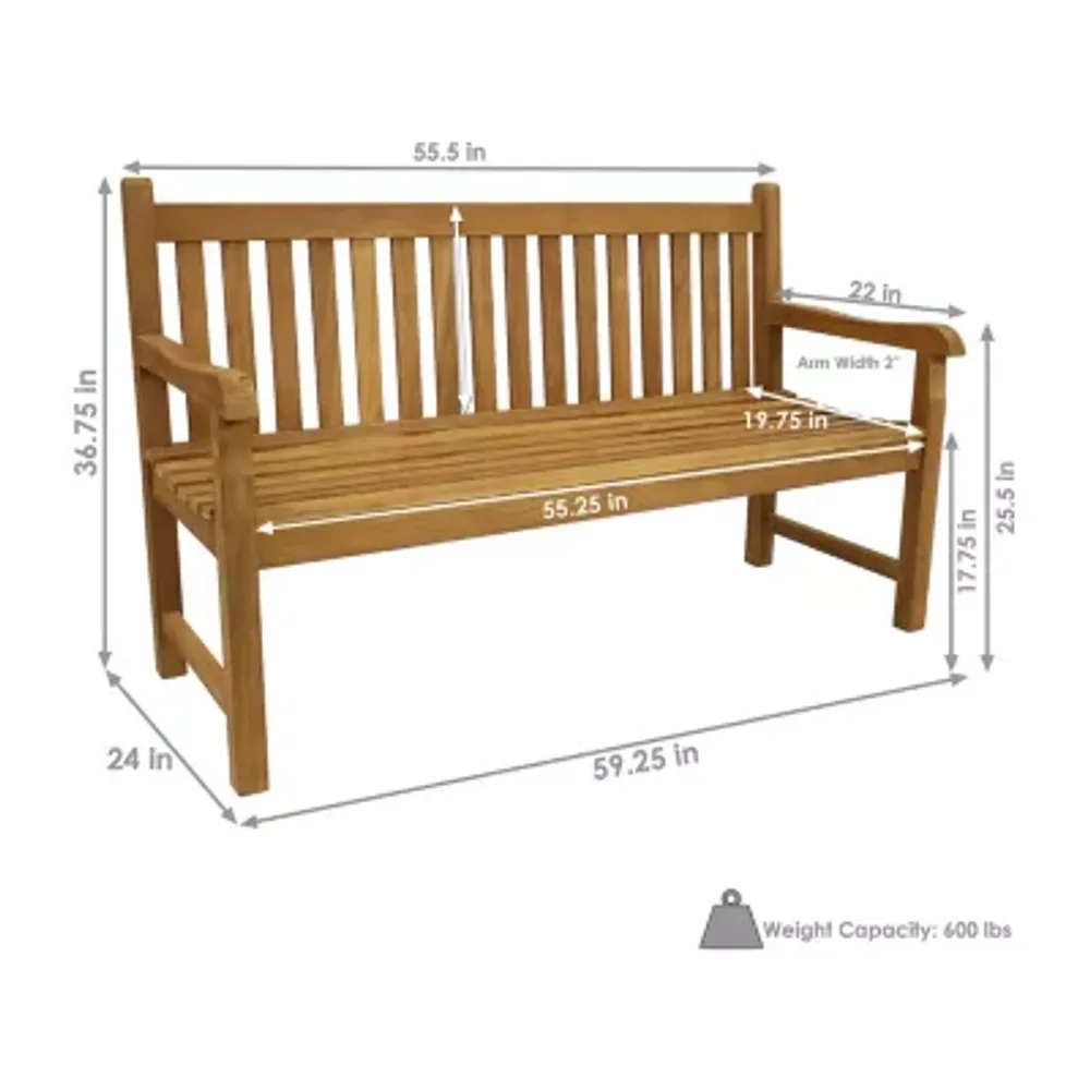 Sunnydaze Patio Bench