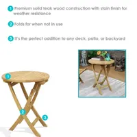 Weather Resistant Patio Side Table