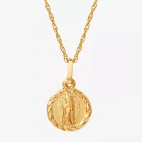 Our Lady Of Guadalupe / Nuestra Se�ora De Guadalupe Girls 14K Gold Pendant Necklace