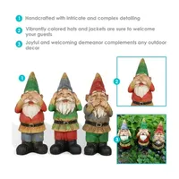 Net Health Shops Wise Outdoor Statue Set 3-pc. Gnome