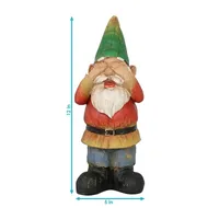 Net Health Shops Wise Outdoor Statue Set 3-pc. Gnome