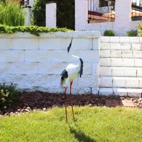 Net Health Shops Craig The Crane Outdoor Statue Metal Yard Art