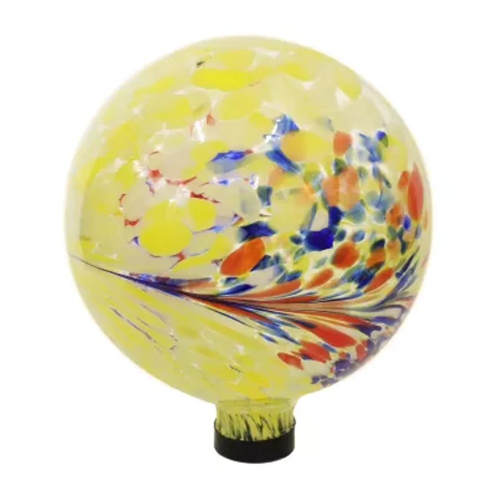 Net Health Shops Bright Summer Burst Gazing Globe - 10 In Glass Yard Art