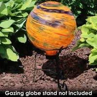 Net Health Shops Sunset Glass Gazing Globe - 10 Inch 2 pc. Yard Art