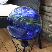 Net Health Shops Northern Lights Glass Gazing Globe Yard Art