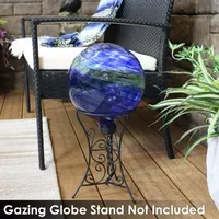 Net Health Shops Northern Lights Glass Gazing Globe Yard Art