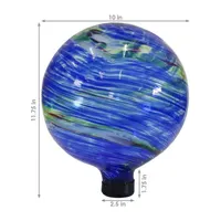 Net Health Shops Northern Lights Glass Gazing Globe Yard Art