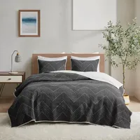 INK+IVY 3-pc. Embroidered Quilt Set