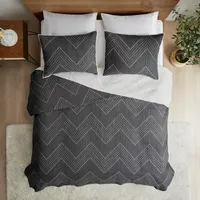 INK+IVY 3-pc. Embroidered Quilt Set