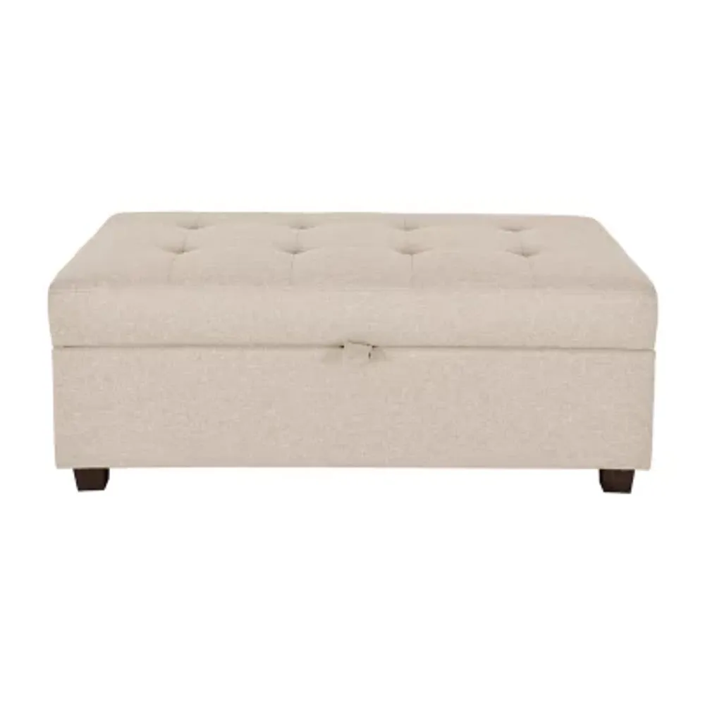 Aubin Upholstered Ottoman