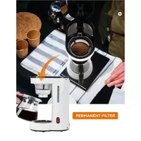 Commercial Chef Drip Coffee Maker with pour over cup