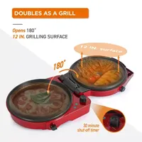 Commercial Chef Pizza Maker & Indoor Grill