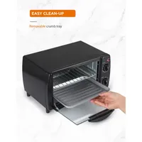 Commercial Chef 10L 4 Slice Mechanical Toaster Oven