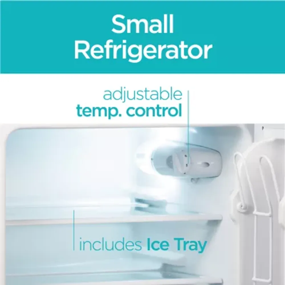 BLACK+DECKER 3.1 cu.ft.. 2 Door Ref/Freezer - Back