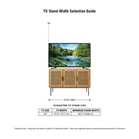 Emmett TV Stand with Adjustable Shelves