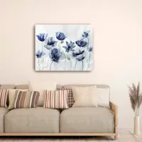 Lumaprints Indigo Spring Awakening Canvas Art