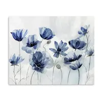 Lumaprints Indigo Spring Awakening Canvas Art