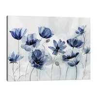 Lumaprints Indigo Spring Awakening Canvas Art