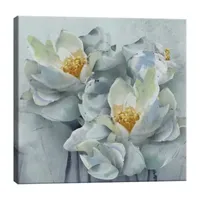 Lumaprints Peonies Square Canvas Art