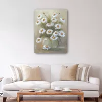 Lumaprints Bowl Of Daisies Canvas Art